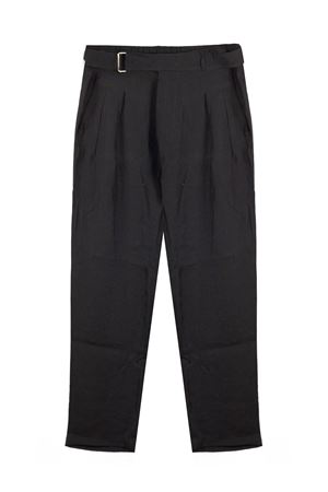 Pantaloni misto cotone nero YES LONDON | XP3378NERO